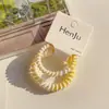 Cuerda para el pelo de color de chica dulce de moda, cuerda para el pelo de línea telefónica, banda de goma de alta elasticidad y duradera, accesorios para el pelo de mujer