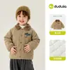 Dududu Home Chaqueta Gruesa para Niños Chaqueta de Pana con Felpa Plus para Niños en Invierno Ropa de Invierno Ropa Caliente para Niñas Ropa para Niños