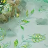 Tela bordada tridimensional floral con cuentas personalizada, tela bordada con lentejuelas para vestido Hanfu cheongsam, bordado floral hecho a mano