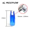 Venta al por mayor de fábrica material plástico 5/16 cola de flecha para abrigo accesorios de tiro con arco especial para arco y flecha cola de flecha accesorios de cola de flecha cola de flecha