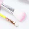 Novo Conjunto de Pincéis de Maquiagem Criativo Pincel para Blush + Pincel para Pó Dupla Face Pincel para Lábios Pincel para Base de Estudante Pincel de Beleza Atacado