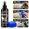 KineShineX Spray Restaurador de Faros de Coche 100ML Agente Limpiador y Restaurador Antiamarilleo y Antiempañamiento para Pantallas de Faros