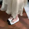 Nuevos Zapatos Mary Jane para Mujer 2024, Talla Pequeña, Aumento de Altura de 5CM, Bloques de Color con Pedrería, Punta Redonda, Suela Suave, Estilo Pequeño y Fragante