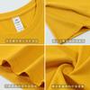 Camiseta para Hombre Algodón Puro Trabajo Equipo Camiseta Publicitaria Manga Corta Patrón de Logotipo Cuello Redondo Ropa de Manga Corta Estampado