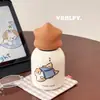 Taza Térmica 2026 Estrella de Internet para Estudiantes, Linda y Portátil, Grado Alimenticio, Gama Alta, Anticaídas, Sencilla, Compacta y Portátil