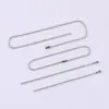 Cadenas de cuentas metálicas de varios tamaños, cadenas de cuentas redondas, cadenas con etiquetas, cadenas colgantes, cadenas de cuentas onduladas, accesorios para joyería, accesorios para joyería DIY