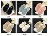 Pantuflas de plataforma con correa única y doble banda de pelo para mujer, para exterior/interior, Otoño/Invierno 2026, cálidas pantuflas de algodón afelpado, talla grande