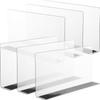 Separador de Estante de Almacén Transparente de Fábrica Tablero de Partición de Plástico Tablero de Clasificación de Mercancías de Supermercado Tienda de Conveniencia Deflector de PVC en Forma de L