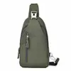 Bolsa de Peito Casual Moda Estilo Coreano Atacado, Bolsa Transversal Esportiva Grande Capacidade para Exterior, Bolsa de Ombro Versátil Tendência para o Dia a Dia