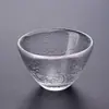 Taza de Té de Vidrio Hecha a Mano Estilo Japonés Maestro Kung Fu Taza Pequeña Dorada Martillada Taza de Agua Copa de Vino