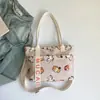 Bolso Bandolera Grande con Estampado de Dibujos Animados para Mujer 2025 Nuevo Bolso Tutorial de Nailon Bolso de Hombro Tote para Estudiante Venta al por Mayor