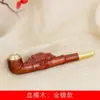 Suporte de cigarro com filtro tipo circulante Feilong, lavável, conjunto de cigarros totalmente em madeira, suporte de cigarro de madeira com filtro