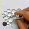 DIY Gema Artificial do Tempo Cristal Transparente Vidro Hemisfério Redondo Adesivo Olhos de Boneca Enfeites Contas Soltas