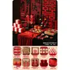 Decoração e ornamentos para mesa de chá de casamento, arranjo de mesa para decorar a sala de estar, quarto de noiva de alto padrão, conjunto de cerimônia de chá de noivado estilo chinês novo