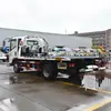 Sinotruk Howo Prancha Azul Guincho Um para Dois Plataforma Veículo de Resgate Rodoviário Fabricante de Reboque Hidráulico Em Estoque