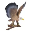 Juguete Sólido de Pájaro Artificial Modelo Animal Loro Búho Flamenco Set de Pájaros Regalo Cognitivo para Niños