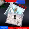 Bolsa Cheongsam de Organza com Poá Atacado Roupas Íntimas Lenço de Seda Bolsa de Armazenamento Gaze de Neve Transparente Nova Chinoiserie Fivela de Prato Bolsa de Gaze