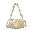Bolso de Novedad Nube de Moda para Mujer 2025 Nuevo Bolso de Hombro Plegado de Moda Versátil Bolso de Hombro Cruzado