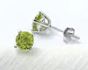 Aretes de Diamante Amarillo Diamante de Alto Carbono [Liquidación Envío Gratis] Sencillos Ins Cuadrado de Princesa 6*6mm Aretes Corte Flor de Hielo Plata S925