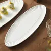 Plato para Dim Sum con Diseño de Remolino Plato de Plato Hogareño Moderno Lujo Ligero Plato de Hotel Apto para Microondas Plato para Pasteles Plato de Cerámica