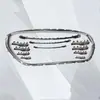 Adequado para Peugeot 308 Grelha Central Faixa Brilhante Faixa Brilhante Moldura Brilhante Longa e Curta 9674777680 1612443680