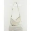 Apm Bolsa de Cuero Coreano Forma de Media Luna Crossbody Bolsa Dumpling Hombro Único Bolsa Bajo el Brazo Cuero Genuino Bolso de Mujer 2024 Bolso de Mano Mini
