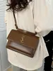 Bolsa Transfronteriza de Comercio Exterior para Mujer 2024 Verano Nueva Versátil Moda Letra Elegante Lujo Ligero Hombro Cruzado Cuadrada Pequeña