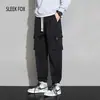 Novos Calças Jogger Esportivas com Múltiplos Bolsos Tendência Casual Cargo Outono/Inverno 2025 Novas Confortáveis Descoladas Esportivas Masculinas