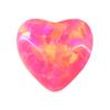 Opal Australiano Plano Liso de Color Colorido en Forma de Corazón Piedra Suelta Cabujón de Ópalo en Forma de Corazón Joyería DIY Piedra Preciosa Venta al por Mayor