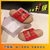 Sandalias Birkenstock de alta gama súper populares para mujer, calzado de verano para exteriores, nuevas sandalias de plataforma gruesa para aumentar la altura de la moda de verano 2025