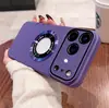 Aplicável para iPhone 18 Pro Max Capa de Celular Magnética com Acabamento Fosco tipo Pele com Logo Vazado Apple 17 Capa Protetora de Cobertura Total à Prova de Queda