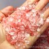 Pedra Artificial de Vidro Vermelho Atacado Material Triturado Cristal Melancia Pedra para Aquário Pedra para Bonsai Pedra para Paisagismo de Jardim Por 100 Gramas