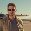 Gafas de Sol Polarizadas Rectangulares con Visera Protectora de Moda para Hombres y Mujeres Gafas de Sol Retro Adecuadas para Conducir Pesca