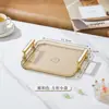 Prato de Frutas Levemente Luxuoso, Sala de Estar, Mesa de Centro Doméstica, Prato de Exibição para Lanches, Caixa de Armazenamento de Doces, Prato para Nozes e Frutas Secas com Compartimentos