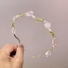 Faixa de Cabeça Love Rosa Feminina 2025 Novo Grampo de Cabelo com Pérolas High-End Elegante Moda Para Sair Mais Fácil de Combinar Faixa de Cabeça Acessórios de Cabelo