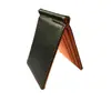 Cartera Creativa para Hombre Transfronteriza Porta Tarjetas de PU Clip para Dólares de Moda Cartera con Costura de Coche Porta Tarjetas de Presentación Venta al Por Mayor de Fábrica