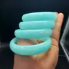 Pulsera Nueva de Calcedonia Azul, Pulsera para Mujer de Color Azul Cielo Nebuloso, Venta Directa del Fabricante, Suministro para Transmisiones en Vivo, Jade Genuino al por Mayor