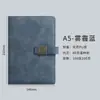 Cuaderno con Hebilla A5, Cuaderno de Trabajo para Negocios, Personalizable con Impresión de Logo, Libreta de Registro para Reuniones de Oficina, Cuaderno para el Salón de Clases