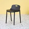Cadeira de plástico celebridade da internet nórdica cadeira de jantar doméstica espessada cadeira oca de lazer ao ar livre banquinho simples cadeira com encosto empilhável