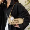 Bolso de Hombro Cruzado para Mujer 2026, Tejido con Letras, Bloques de Color, Bolso de Mano para Viaje, Nuevo Modelo Transfronterizo 2026