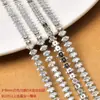 Corrente de Garra com Zircônia Flash de Alta Qualidade Material Inferior Corrente de Diamante Zircônia Acessórios para Joias DIY Materiais para Roupas