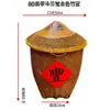 Cesta de bambu trançada antiga estilo antigo cesta de bambu display de vegetais cesta de bambu comercial display de cozinha aberta pá de lixo cesta de chão
