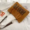 Estudante universitário classe de um ombro saco de lona big bag mulheres grande capacidade 2024 novo outono commuter tote big bag