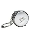 En Stock Mini Llave 2m Cinta Métrica con Hebilla Acero Inoxidable Impermeable a Prueba de Golpes Alta Precisión Portátil Regla Pequeña para el Hogar y Viajes