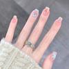 -atividade fada diamante usando armadura destacável vestível unha patch unhas produto acabado atacado