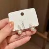 Brincos de borboleta com zircônia e pérola pintados a óleo para mulheres, de alta qualidade, únicos e bonitos, joias de verão com temperamento gentil e doce