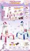 Mesa de pintura de proyección de unicornio para niños transfronteriza, mesa de dibujo multifuncional para grafiti, juguete educativo de dibujo para niña, niño pequeño