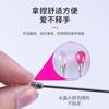 Cuchara Rosa para Cejas Color Cuchara de Bordado Cuchara de Color Varilla para Verter Color Semi-permanente Varilla de Cristal para Remover