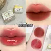 Crema Labial de Doble Uso Gege Bear Terciopelo Brillante Mate con Acabado Espejo Brillo Acuoso y Acabado Mate, Lodo Labial Antiadherente y de Larga Duración