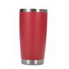 Cross-border 20oz spray plástico carro copo cerveja gelo copo 304 aço inoxidável dupla camada carro copo térmico fábrica de comércio exterior